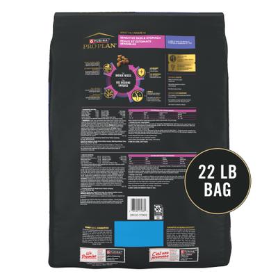 Show full view: Purina Pro Plan Adult Sensitive Skin & Stomach Lamb & Rice Formula Dry Cat Food, 22-lb bag slide 4 of 14