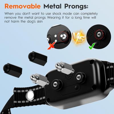 Show full view: PaiPaitek 3300FT IPX7 Waterproof Remote Dog Training Collar, Flashlight, 1 count slide 6 of 8