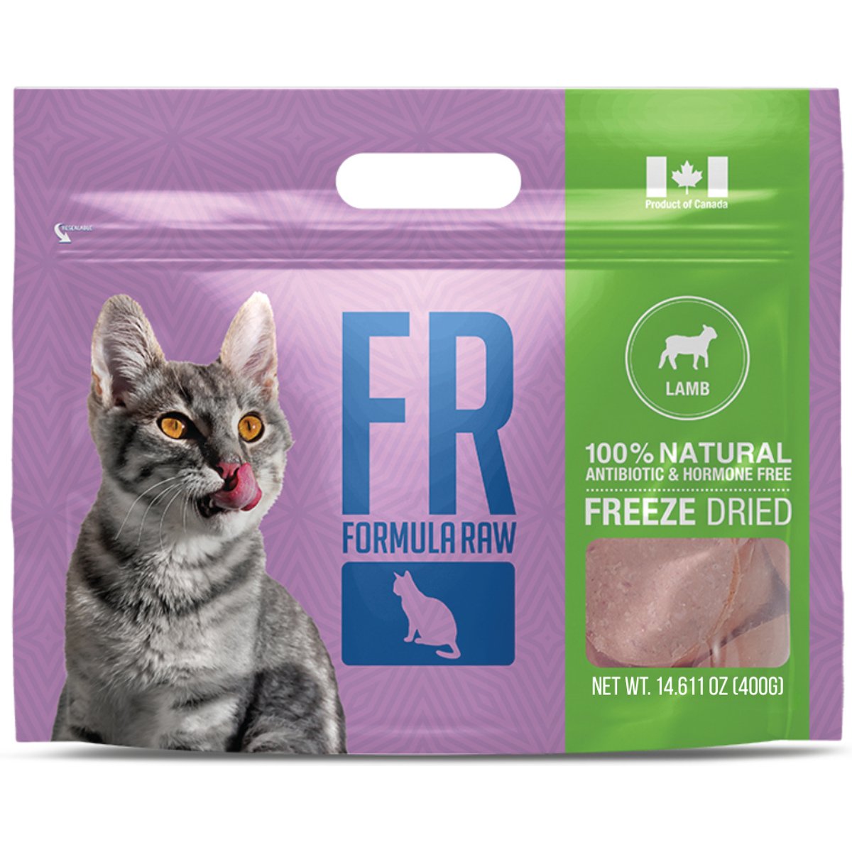 Formula Raw Lamb Grain-Free Adult Freeze-Dried Raw Cat Food, 14-oz bag