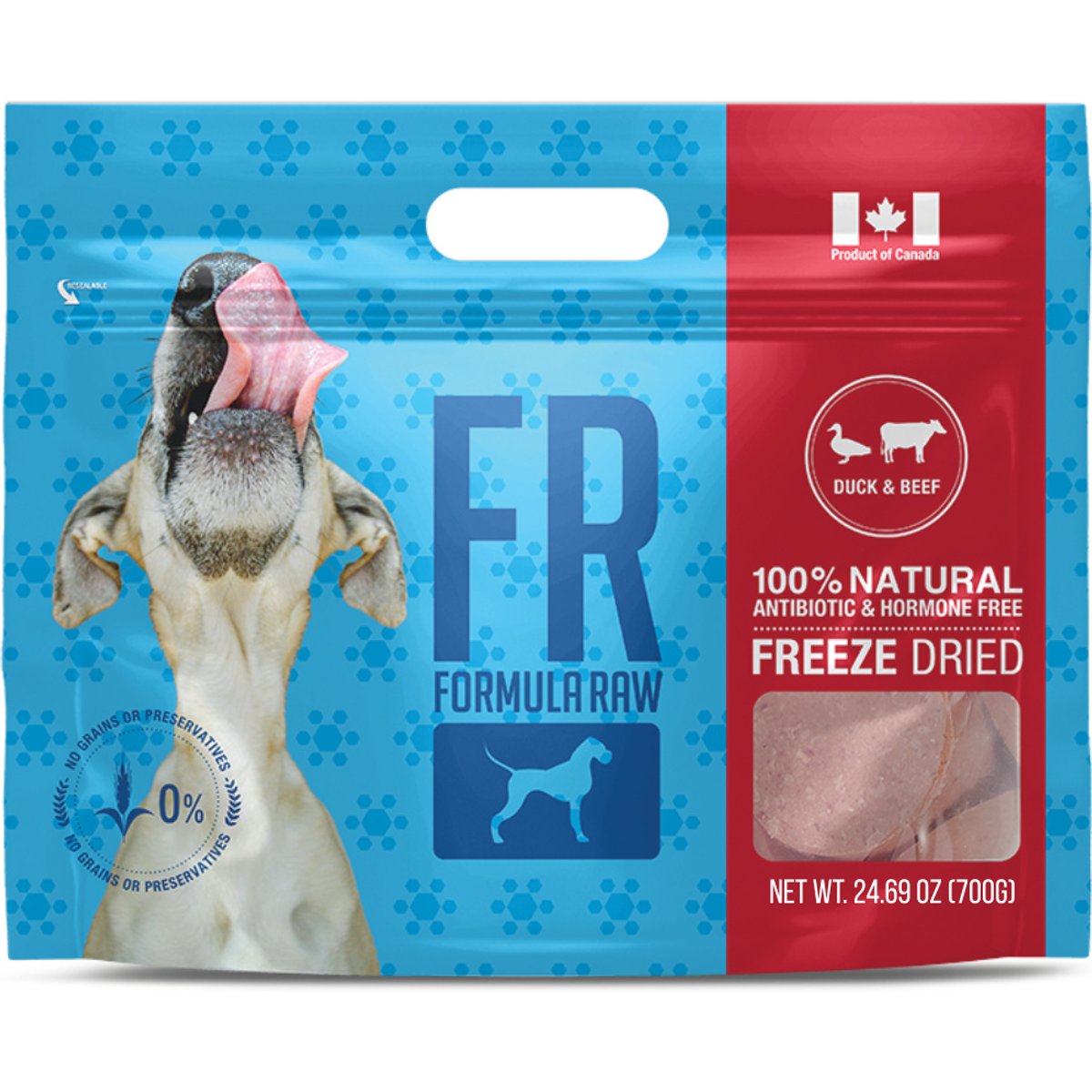 Formula Raw Duck & Beef Grain-Free Adult Freeze-Dried Raw Dog Food, 25-oz bag