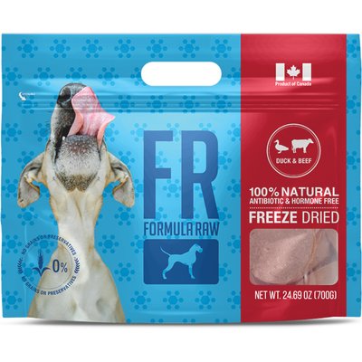 Formula Raw Formula Raw Duck & Beef Grain-Free Adult Freeze-Dried Raw Dog Food, 25-oz bag