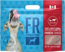 Formula Raw Duck & Beef Grain-Free Adult Freeze-Dried Raw Dog Food, 14-oz bag