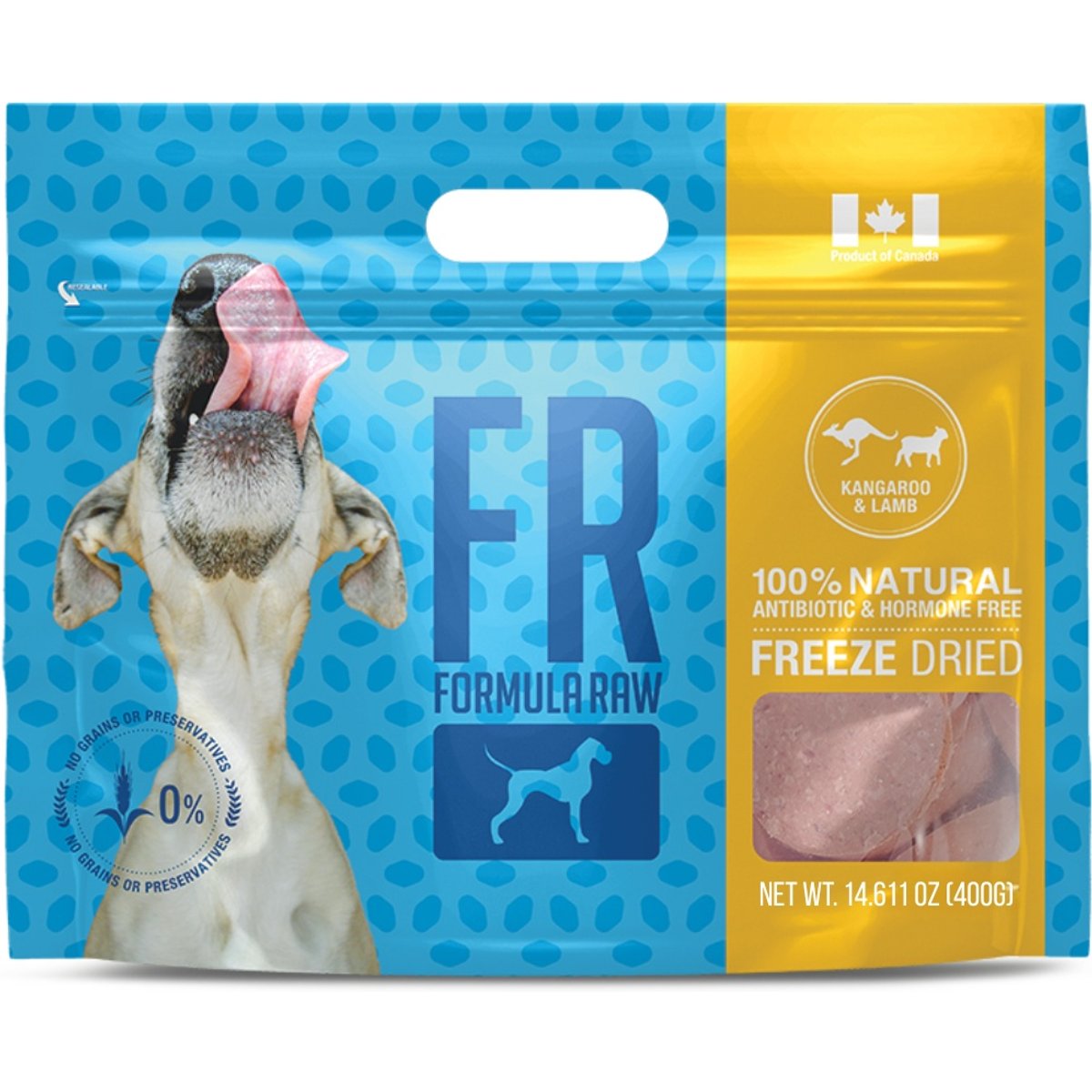 Formula Raw Kangaroo & Lamb Grain-Free Adult Freeze-Dried Raw Dog Food, 14-oz bag