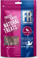 Formula Raw Rabbit Liver Grain-Free Adult Freeze-Dried Dog & Cat Treats, 3.5-oz bag