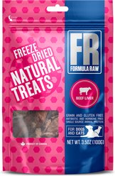 Formula Raw Beef Liver Grain-Free Adult Freeze-Dried Dog & Cat Treats, 3.5-oz bag