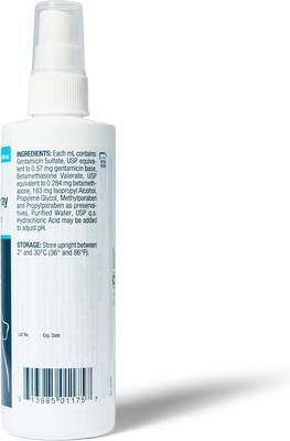 Show full view: Gentamicin / Betamethasone (Generic) Topical Spray for Dogs, 240-mL slide 3 of 6