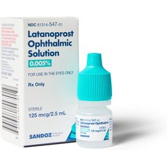 Latanoprost Ophthalmic Solution 0.005%, 2.5-mL