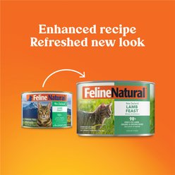 Feline Natural Lamb Feast Grain-Free Canned Cat Food, 6-oz, case of 12 slide 2 of 8
