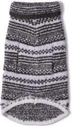 Barefoot Dreams CozyChic Checkered BDPCC26029 Stripe Dog Sweater, Dark Moss/Pearl, Large slide 2 of 2