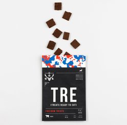 Operation Good Boy TRE Freedom Squares, Beef Natural Jerky Dog Treats, 5-oz bag