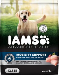 Iams Advanced Health Mobility Support Chicken & Whole Grain Recipe Adult Dry Dog Food, 13.5-lb bag