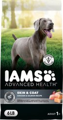 Iams Advanced Health Skin & Coat Chicken & Salmon Recipe Adult Dry Dog Food, 6-lb bag