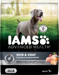 Iams Advanced Health Skin & Coat Chicken & Salmon Recipe Adult Dry Dog Food, 36-lb bag
