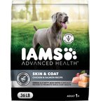 Iams Advanced Health Skin & Coat Chicken & Salmon Recipe Adult Dry Dog Food, 36-lb bag