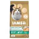 Iams Proactive Health Long Hair Care with Real Chicken & Salmon Adult Dry Cat Food, 3-lb bag
