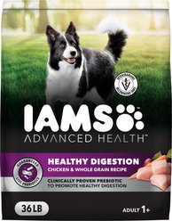 Iams Advanced Health Adult Healthy Digestion with Real Chicken Dry Dog Food, 36-lb bag