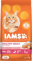 Iams ProActive Health Salmon Recipe Adult Dry Cat Food, 7-lb bag