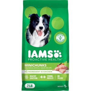 Iams Proactive Health Minichunks with Real Chicken & Whole Grains Dry Dog Food, 7-lb bag