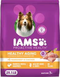 Iams Proactive Health Healthy Aging with Real Chicken Senior Dry Dog Food, 29.1-lb bag