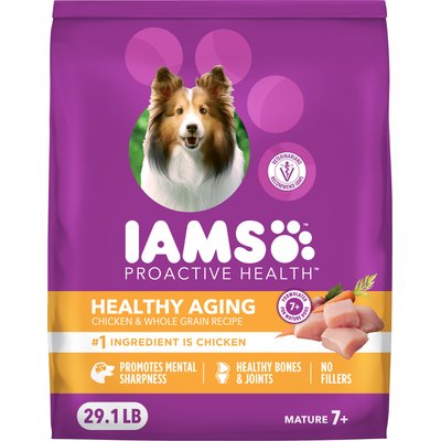 Iams Iams Proactive Health Healthy Aging with Real Chicken Senior Dry Dog Food, 29.1-lb bag