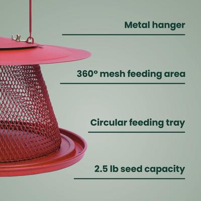 Show full view: Perky-Pet Cardinal Wild Bird Feeder, Red slide 3 of 11