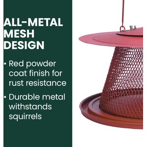 Perky-Pet Cardinal Wild Bird Feeder, Red