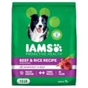 Iams Proactive Health Minichunks Adult Beef & Rice Recipe Dry Dog Food, 15-lb bag