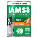 Iams Proactive Health Chicken Chunks in Gravy Canned Wet Dog Food, 13-oz can, case of 12