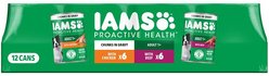 Iams Proactive Health Variety Pack Canned Wet Dog Food, 13-oz can, case of 12