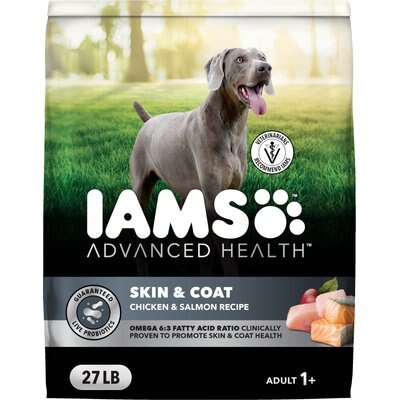 Iams Iams Advanced Health Skin & Coat Chicken & Salmon Recipe Adult Dry Dog Food, 27-lb bag