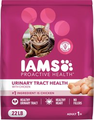 Iams ProActive Health Urinary Tract Health with Chicken Adult Dry Cat Food, 22-lb bag