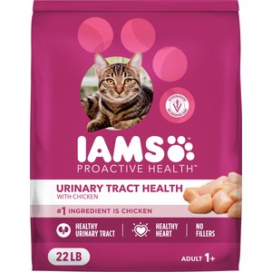 Iams ProActive Health Urinary Tract Health with Chicken Adult Dry Cat Food, 22-lb bag