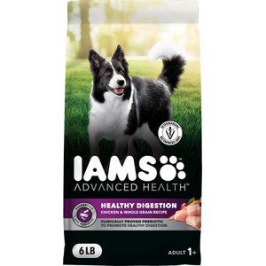 Iams Advanced Health Adult Healthy Digestion with Real Chicken Dry Dog Food, 6-lb bag
