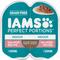 Show in main carousel: Iams Perfect Portions Indoor Salmon Recipe Grain-Free Cuts in Gravy Adult Wet Cat Food Trays, 2.6-oz, case of 24 twin-packs slide 1 of 12
