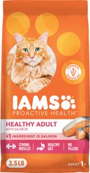 Iams ProActive Health Salmon Recipe Adult Dry Cat Food, 3.5-lb bag