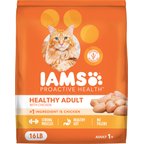 Iams Proactive Health Healthy Adult Chicken Recipe Dry Cat Food, 16-lb bag