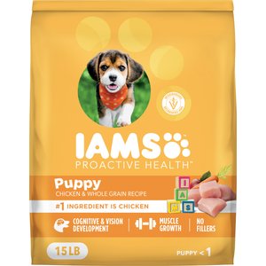 Iams Proactive Health Smart Puppy with Real Chicken Dry Dog Food, 15-lb bag