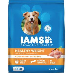 Iams Proactive Health Adult Healthy Weight Control with Real Chicken Dry Dog Food, 15-lb bag