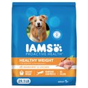 Iams Proactive Health Adult Healthy Weight Control with Real Chicken Dry Dog Food, 29.1-lb bag