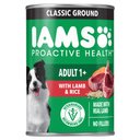Iams ProActive Health Classic Ground with Lamb & Whole Grain Rice Adult Canned Wet Dog Food, 13-oz can, case of 12