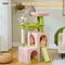 Show in main carousel: PAWZ Road Multi-Level 41-in Polyester Cat Tree Tower with Double Condos, Large, Pink slide 8 of 9