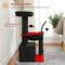 Show in main carousel: PAWZ Road Indoor 33-in Polyester Cat Tree Gothic Tower with Large Condo, Black slide 5 of 11