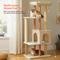 Show in main carousel: PAWZ Road 53-in Polyester Wood Cat Tree & Large Perch, Condo, Medium, Beige slide 5 of 8