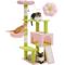 Show in main carousel: PAWZ Road 47.2-in Polyester Flower Cat Tree with Large Metal Hammock & Condo, Medium, Green slide 9 of 10