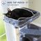 Show in main carousel: PAWZ Road 69-in Tall Polyester Cat Tree Tower & Condo with Large Hammock, Dark Gray slide 4 of 10
