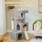 Show in main carousel: PAWZ Road Multi-Level 41-in Polyester Cat Tree Tower with Double Condos, Large, Gray slide 6 of 9