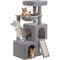 Show in main carousel: PAWZ Road Multi-Level 41-in Polyester Cat Tree Tower with Double Condos, Large, Gray slide 2 of 9