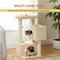 Show in main carousel: PAWZ Road Indoor 32-in Polyester Cat Tree Tower & 2 Cozy Condos, Medium, Beige slide 3 of 8
