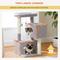 Show in main carousel: PAWZ Road Indoor 32-in Polyester Cat Tree Tower & 2 Cozy Condos, Medium, Gray slide 6 of 8