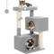 Show in main carousel: PAWZ Road Indoor 32-in Polyester Cat Tree Tower & 2 Cozy Condos, Medium, Gray slide 1 of 8